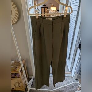 Abercrombie Sloane Tailored Wide Leg Pants 31 Long